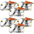 thumbnail image 1 of PRIJESSE 6QT Chafing Dish Buffet Set, Gold Stainless Steel Chafers and Buffet Warmers Sets with Lid for Catering Events Weddings Banquets 6 Pack, 1 of 8