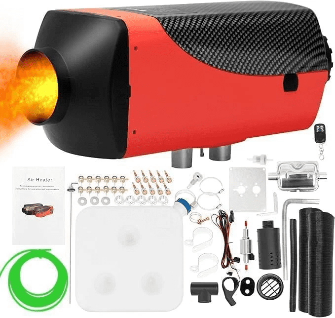 PRIJESSE Air Diesel Heater 8KW 12V Muffler Parking Diesel Heater for Motorhome Boat RV Trucks Car Bus
