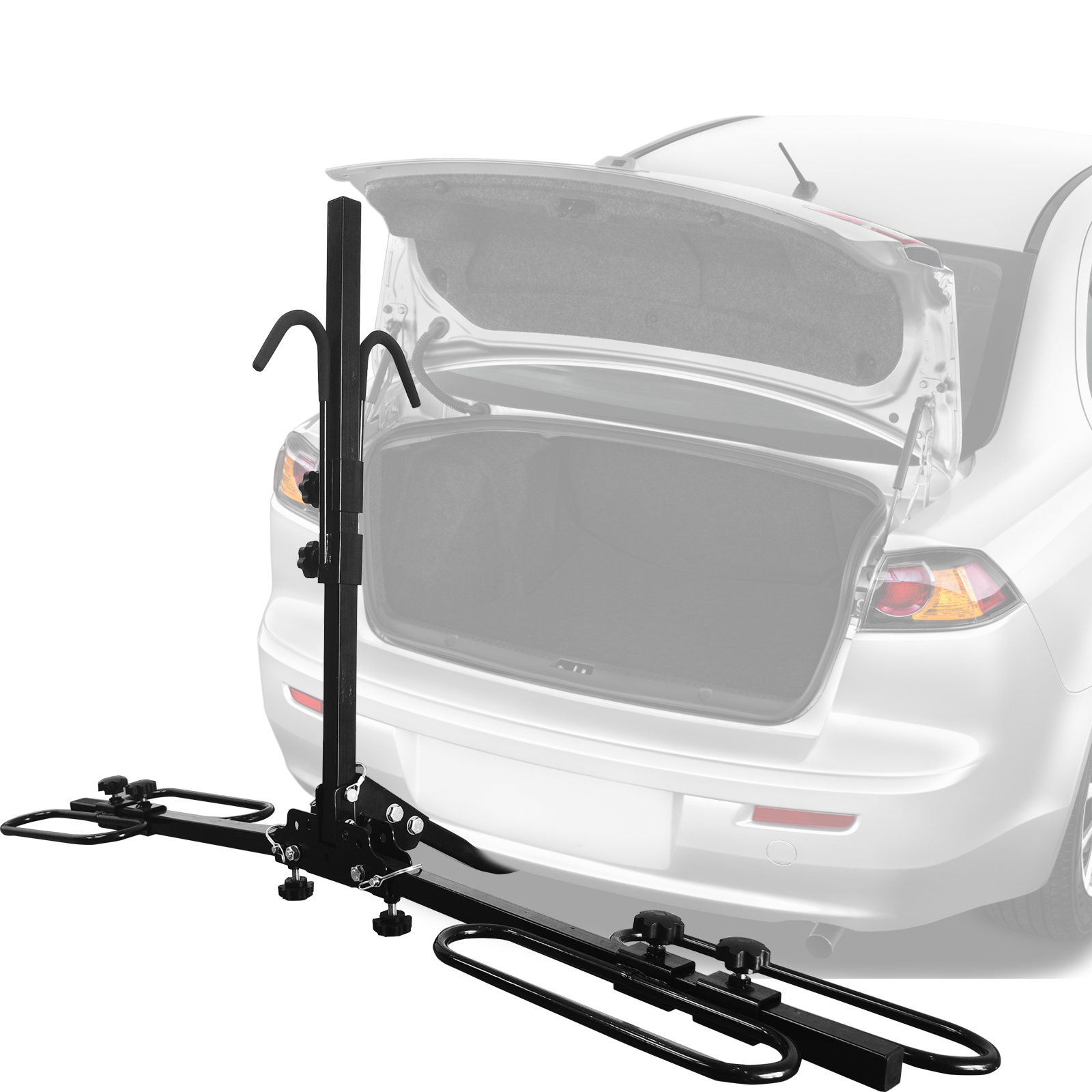 PRIJESSE HitchMounted TrayStyle Bike Rack 2 Bike Trunk Mount