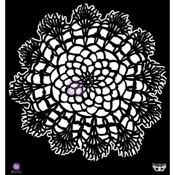 PRIMA MARKETING INC 12x12 Stencils- Doily - 1 pc UPC 655350960421