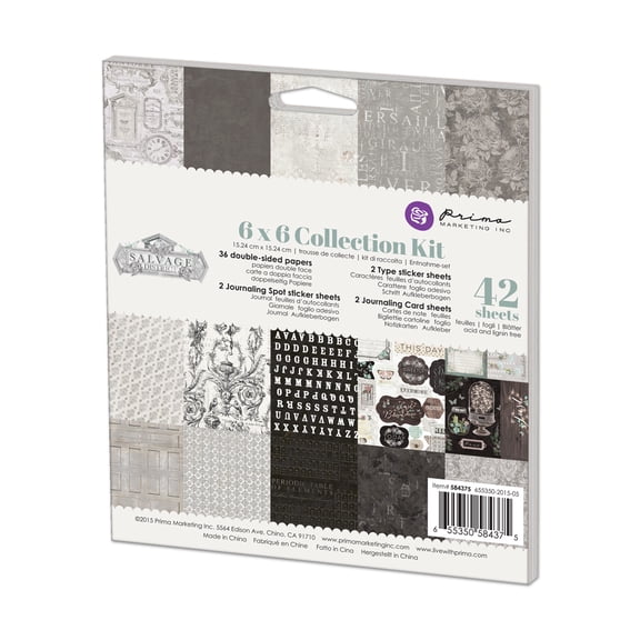 PRIMA MARKETING INC 6x6 Collection Kit-Salvage District UPC 655350584375