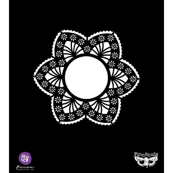 PRIMA MARKETING INC 6x6 Stencils- Doily UPC 655350960568