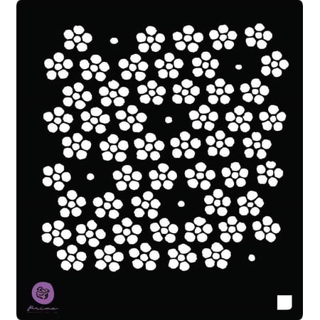 PRIMA MARKETING INC 6x6 Stencils - Forget-Me-Nots UPC 655350579999