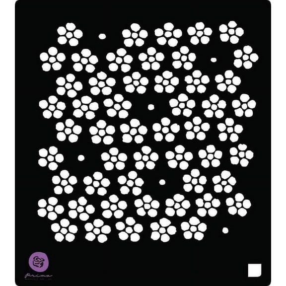 PRIMA MARKETING INC 6x6 Stencils - Forget-Me-Nots UPC 655350579999