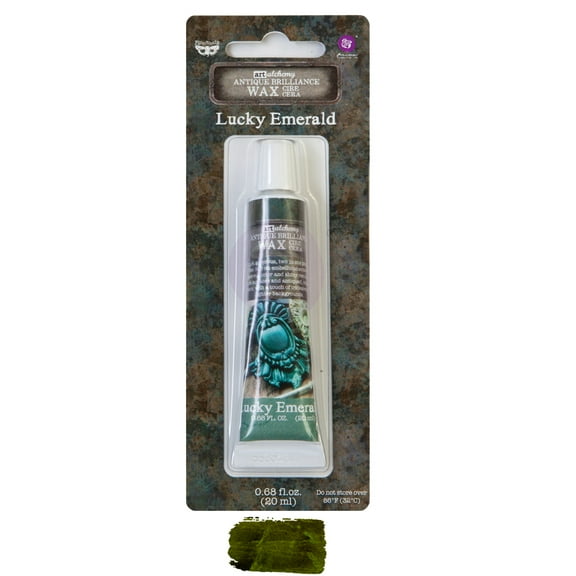 PRIMA MARKETING INC Art Alchemy-Antique Brilliance-Lucky Emerald .68oz (20ml) UPC 655350964344