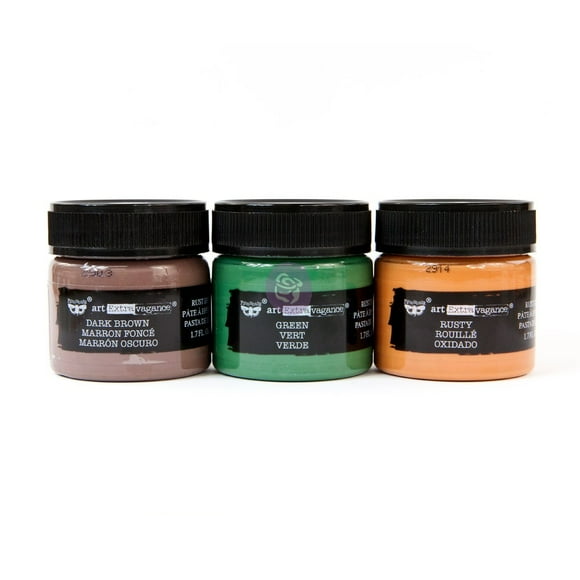 PRIMA MARKETING INC Art Extravagance - Rust Paste - Metal Rust set of 3 UPC 655350965679