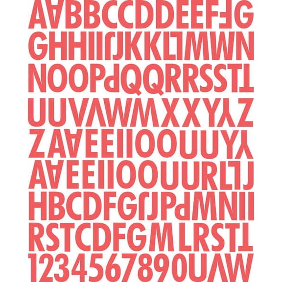 PRIMA MARKETING INC Canvas Alphabet Lyric Stickers, Large, Multiple UPC 655350562892