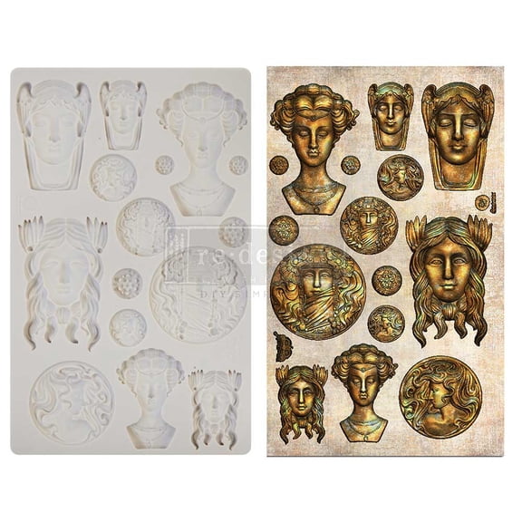 PRIMA MARKETING INC Finnabair - Moulds - Vintage Portraits - 1 pc, 5x8 in VA0002325586 UPC 655350968618