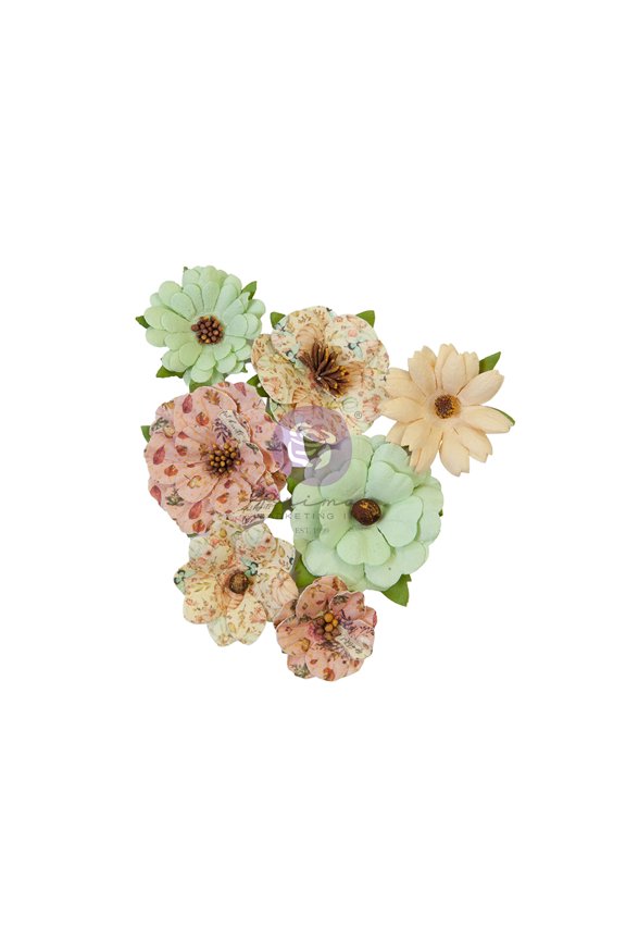 Mulberry Paper Flowers-Warm Mittens/Hello Pink Autumn