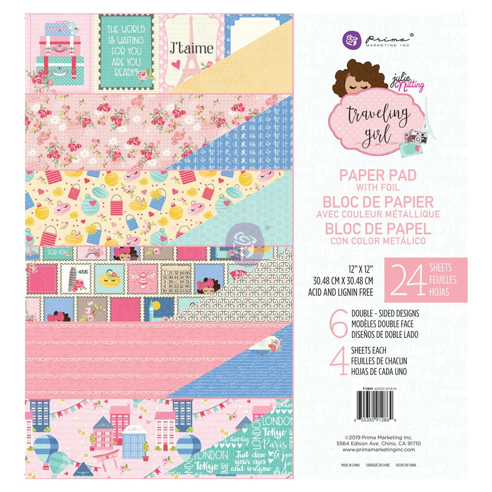 PRIMA MARKETING INC JN 12x12 Paper Pad - 24 sheets UPC 655350912864