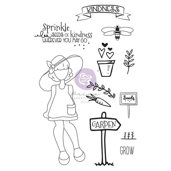 PRIMA MARKETING INC Julie Nutting MEG Stamps UPC 655350913267