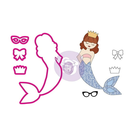 PRIMA MARKETING INC Julie Nutting Stamp & Dies - H UPC 655350912581