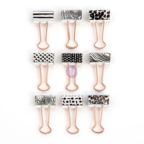PRIMA MARKETING INC MPP Embellishments - Binder Clips 3 UPC 655350592165