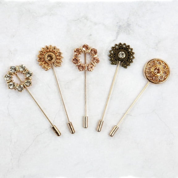 PRIMA MARKETING INC Memory Hardware Antique Metalware-Parisian Hat Pins - 5 pcs UPC 655350994389