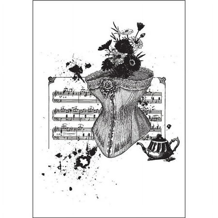PRIMA MARKETING INC Mixed Media Cling Stamp - Treasured Memories 1 UPC 655350580070