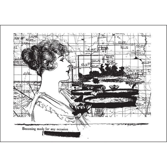 PRIMA MARKETING INC Mixed Media Cling Stamp - Treasured Memories 12 UPC 655350580186