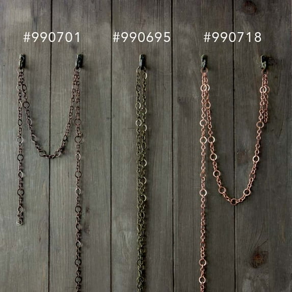 Prima Marketing Rope Chain Scrapbooking Embellishments Memory Hardware Copper 1 Yard
