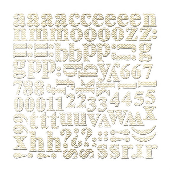 PRIMA MARKETING INC Resist Alphabet- Chevron - UPC 655350564087