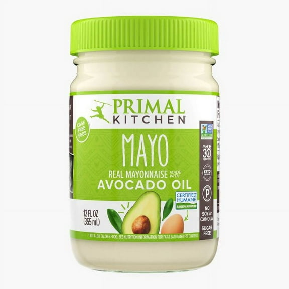 PRIMAL KITCHEN MAYO AVOCADO OIL 12 OZ - Pack of 6