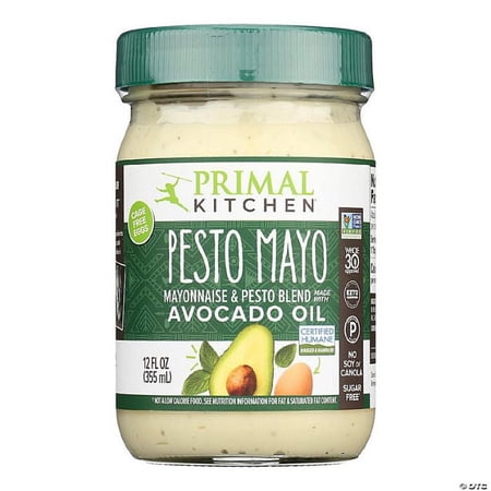 PRIMAL KITCHEN MAYO PESTO AVOCADO OIL 12 OZ - Pack of 6