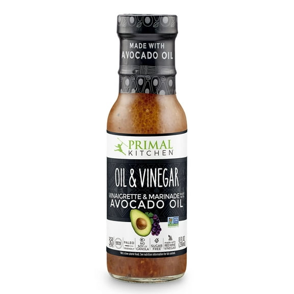 PRIMAL KITCHEN Oil & Vinegar Dressing, 8 FZ