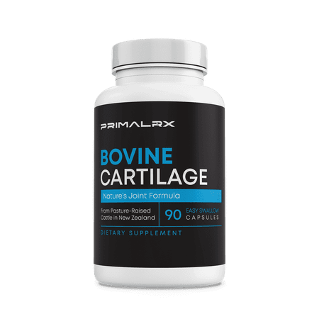 Grass Fed Beef Cartilage Supplement with Type II Collagen, Freeze-Dried Capsules, 90 Count