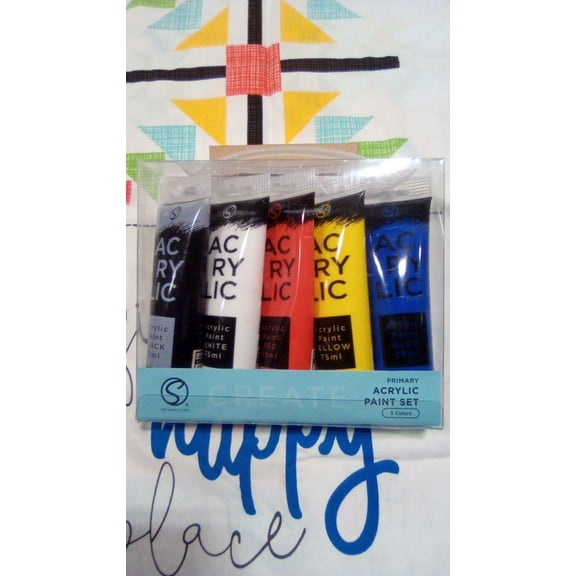 PRIMARY Acrylic Paint Set  5x 75 ml