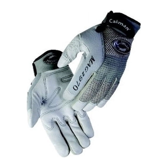 PRIMAX Caiman 2970 Genuine American Deerskin Multi Activity Glove, Gray and Silver