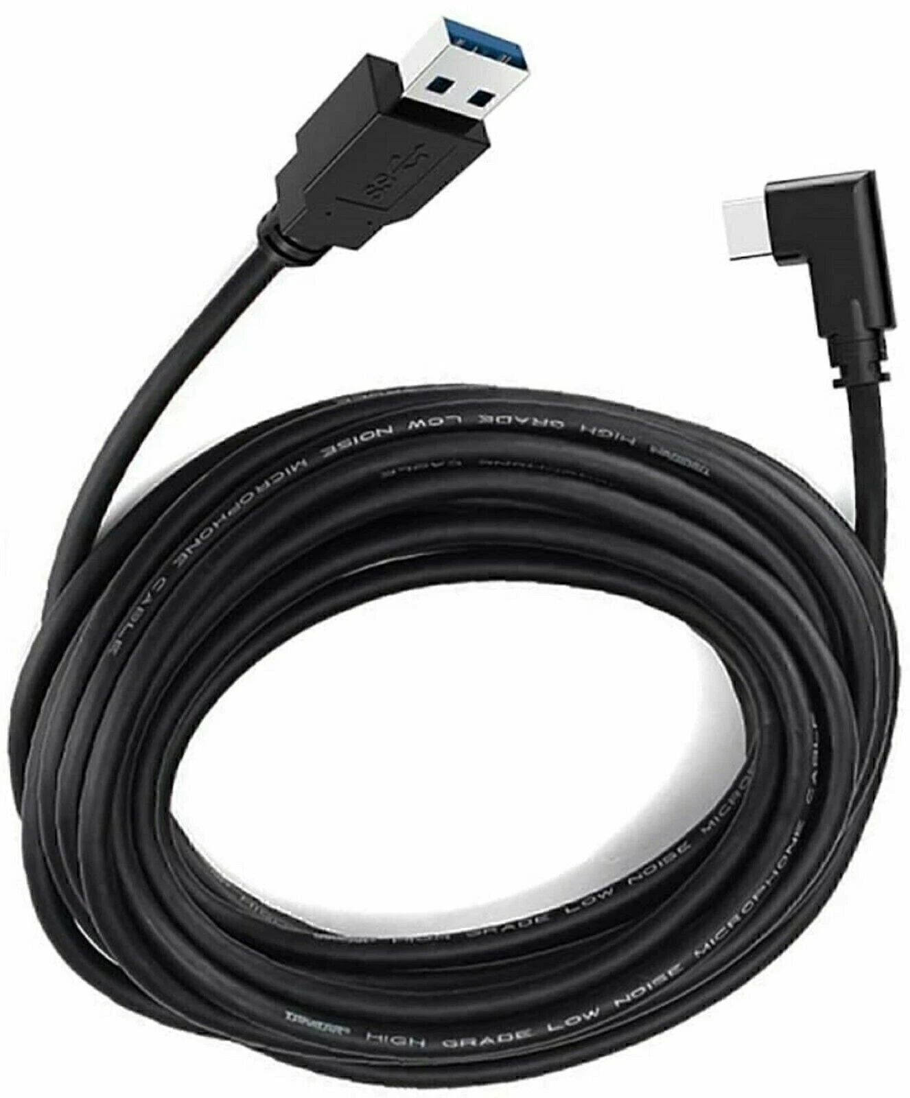 Meta Cable PRIME- 16Ft/5M Link Cable For Meta Quest 2/3 Type-C Right Angle To Usb ...
