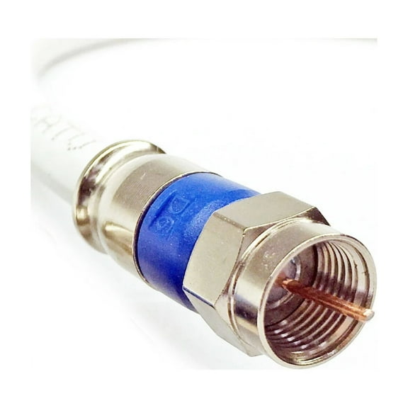 PRIME- 1Ft Satellite Directv Approved Rg6 Coaxial Cable Solid Copper 3Ghz Ul Etl Cl2