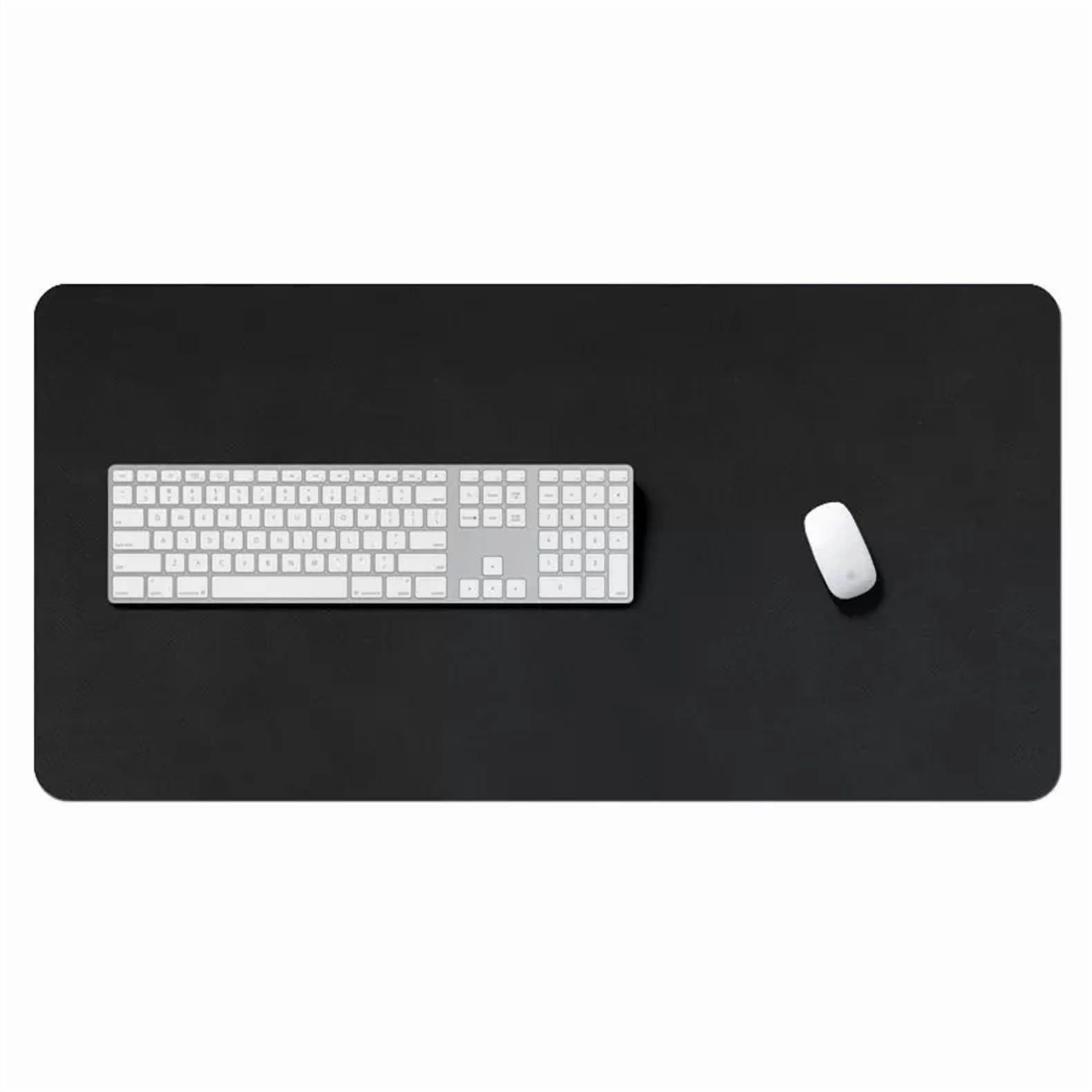PRIME- 28.6*11.8Inch Large All Black Pc Laptop Computer Rubber Gaming Mouse Pad Mat