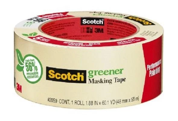 PRIME - 3M Scotch Masking Tape For Performance Painting 1.88 In X 60.1 Yd (48Mm X 55M)