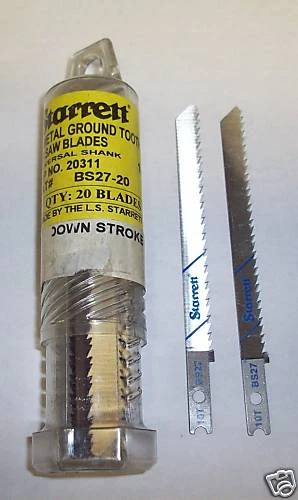 PRIME - 4" Jig Saw Blades, 10 Tpi, Universal Shank, Down Stroke, Bs27-20, 20 Blades