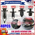 thumbnail image 1 of PRIME- 40X Car Plastic Rivets Fastener Clips Bumper Push Pin Rivet Retainer Accessories, 1 of 6