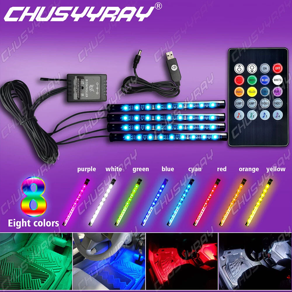 PRIME - 4X Flexible 5050 Rgb Led Strip Light Remote Fairy Light Room Party Waterproof