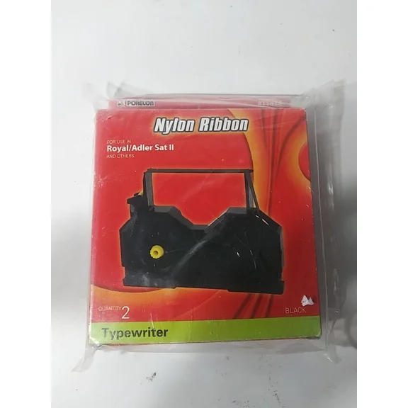 PRIME- 6 Ribbons Porelon #11414 Typewriter Nylon Ribbon For Royal Adler Sat Ii More