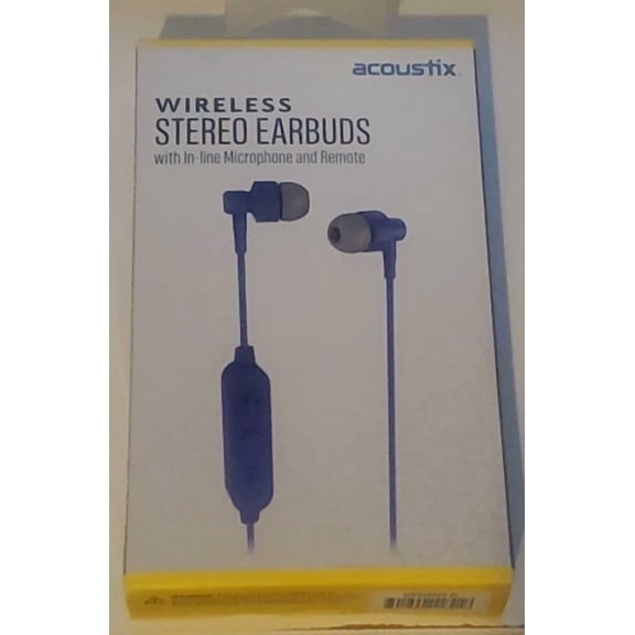 PRIME- Acoustix Wireless Stereo Earbuds With In-Line Microphone