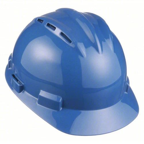 PRIME - Bullard 62Kbr Blue Hdpe Cap Style Hard Hat With 4 Point Ratchet Suspension