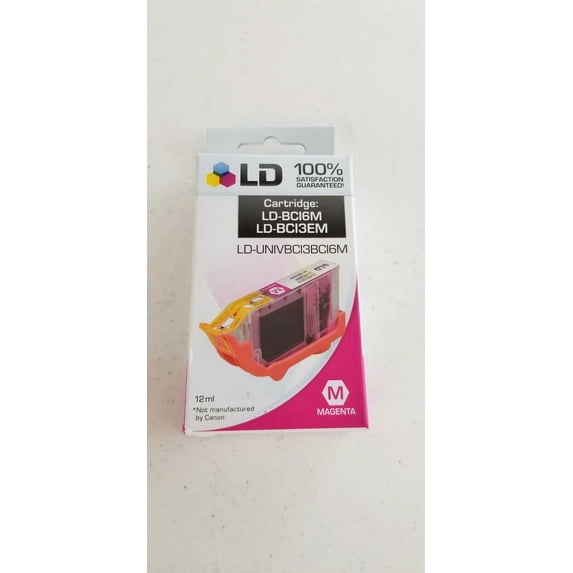 PRIME- Cannon Compatable Ld Brand Univbc13Bc16M Magenta Replacement Ink Cartridge