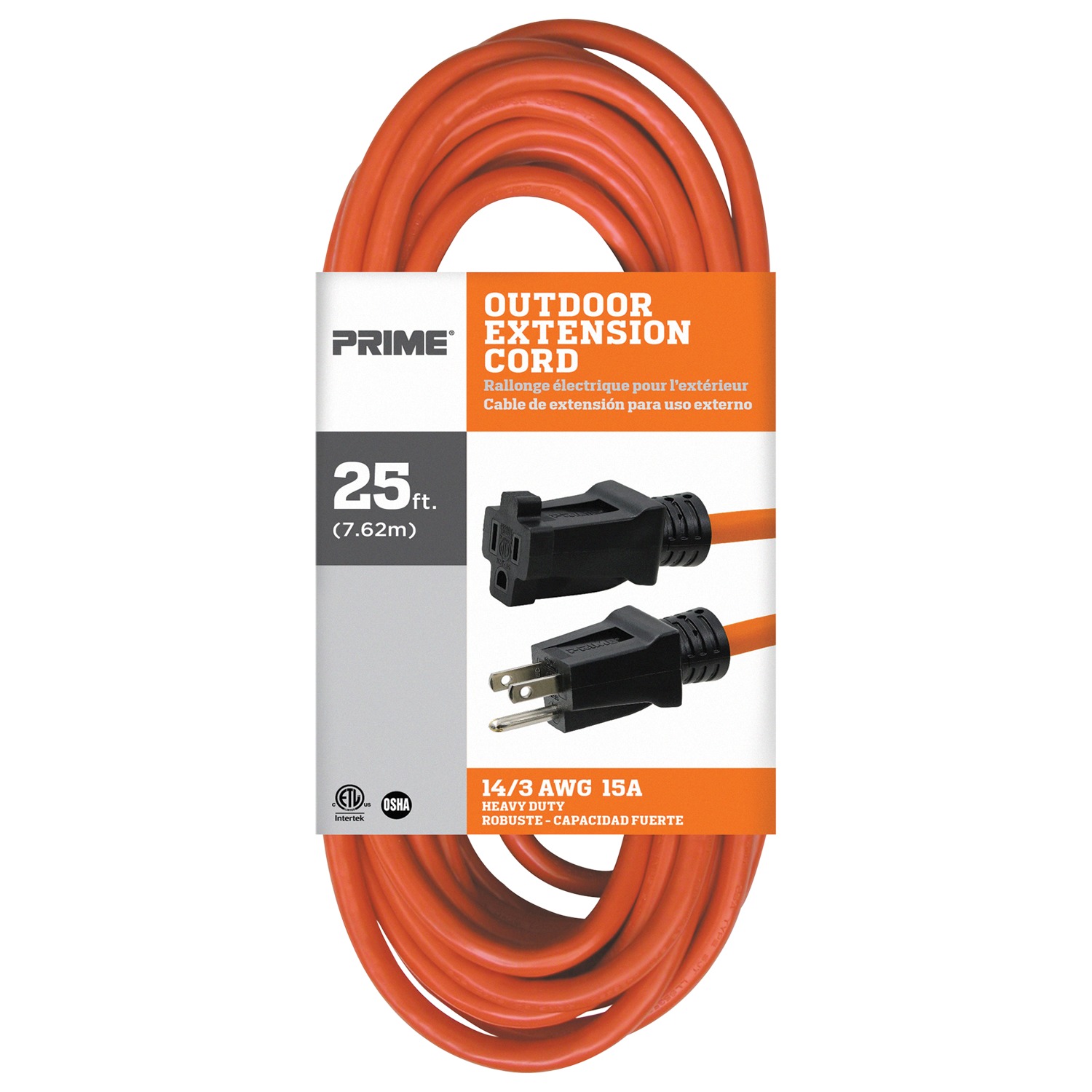 PRIME EC501725 Outdoor Extension Cord (25 Feet) - image 1 of 3