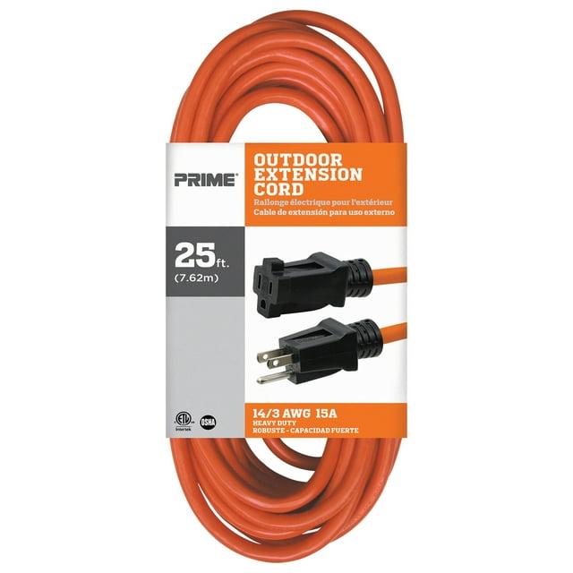 PRIME EC501725 Outdoor Extension Cord (25 Feet)