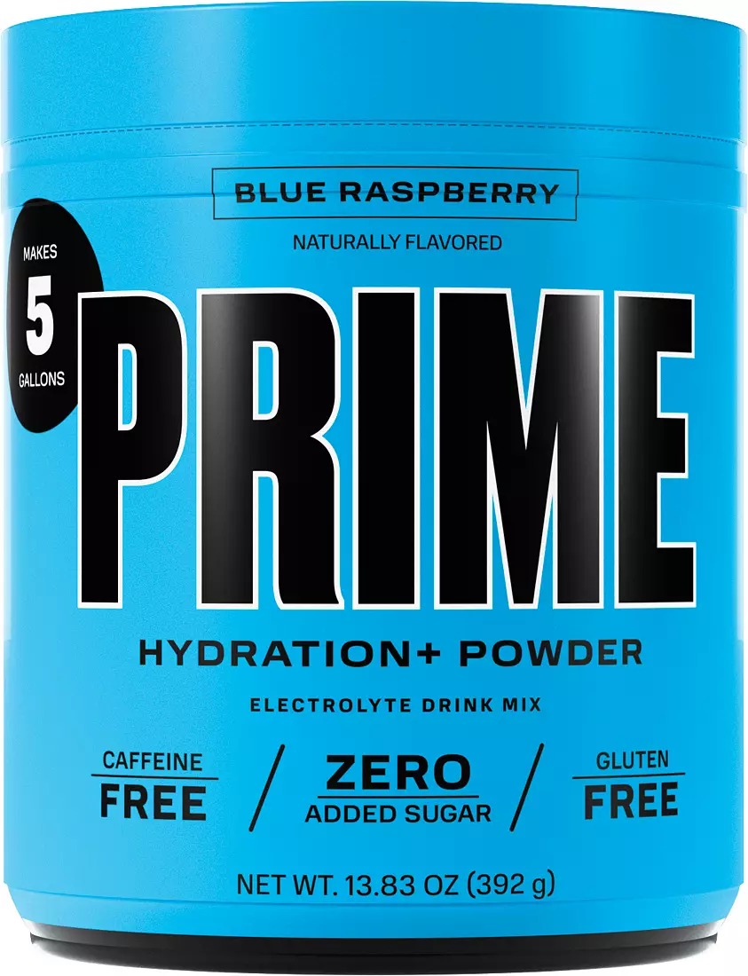 PRIME Hydration Powder Blue Raspberry 40 Servings 13.83 oz