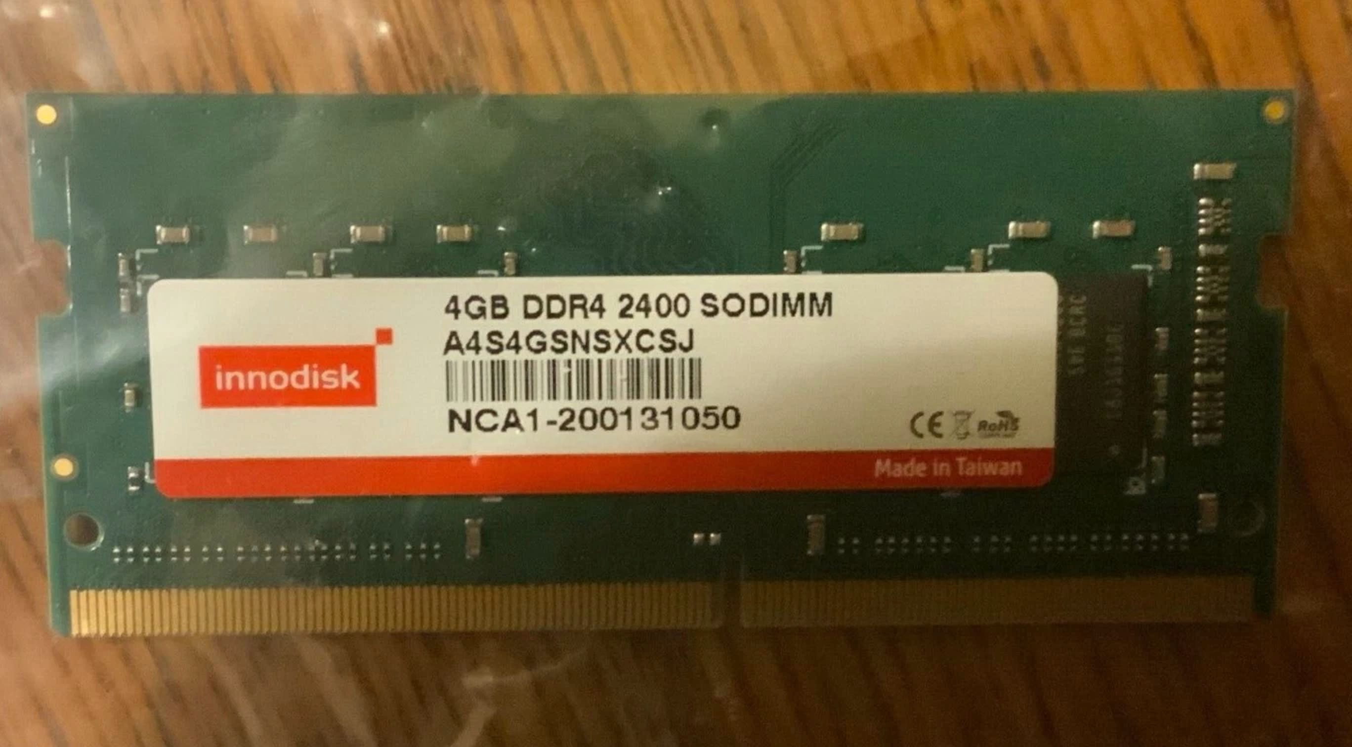 PRIME- Innodisk 4Gb Ddr4 2400 Sodimm Memory Module - A4S4Gsnsxcsj