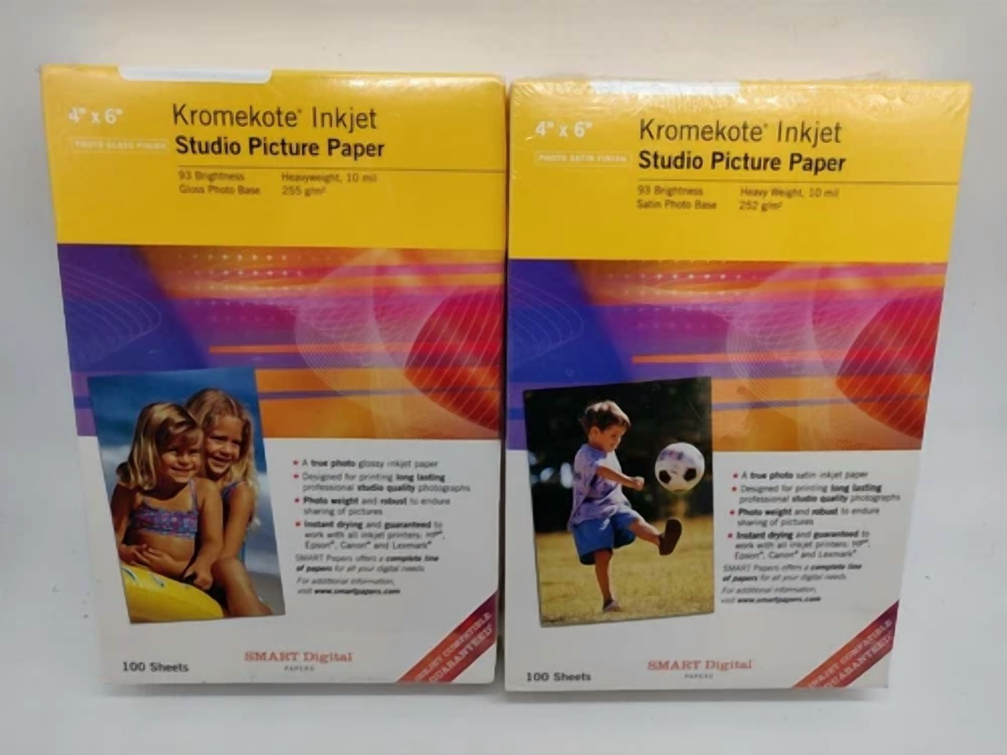 PRIME - Kromekote Premium Photo Paper For Inkjet Printer 4X6 100 Sheets, Brand New