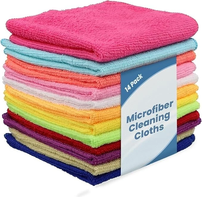 PRIME - Microfiber Cleaning Cloth 2Pack(28) Towel Rag Car Polishing Detailing No-Scratch