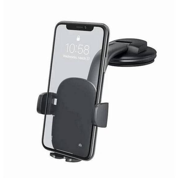 PRIME- New Car Phone Holder Dashboard Windscreen Strong Suction 360° Rotate Hd-C50 Us