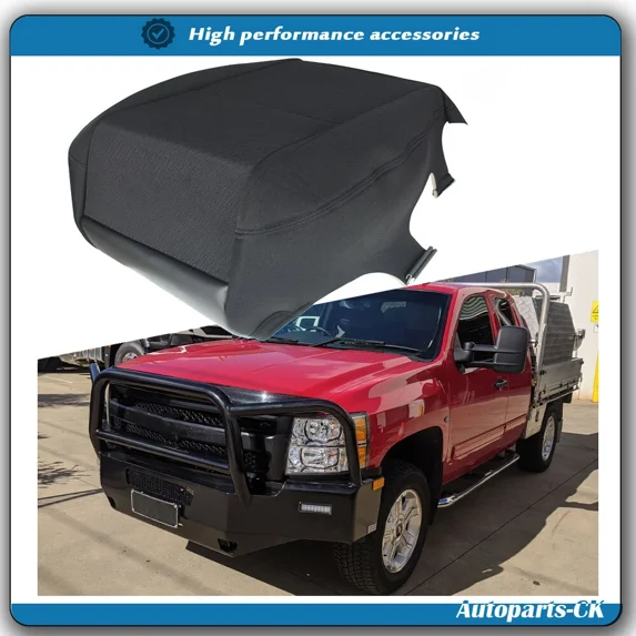 PRIME - New For Chevy Silverado 1500 2500 3500 Hd 2007-14 Driver Bottom Seat Cover Cloth
