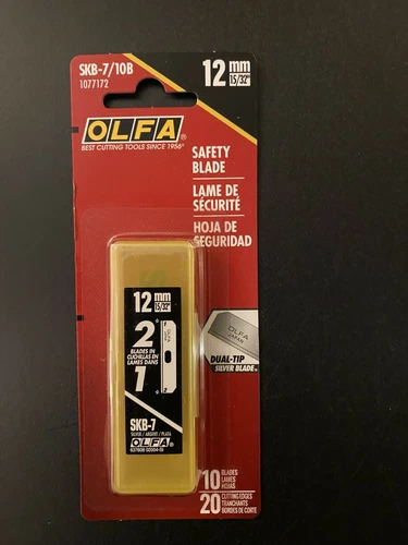 PRIME - Olfa Skb-7/10B Utility Blade, Square Point, 18Mm W, Pk10