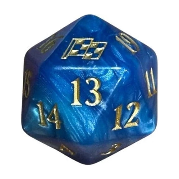 PRIME- Oversized Mtg D20 Spindown Life Counter Dice - Aetherdrift