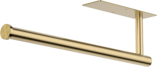 PRIME - Paper Towel Holder Under Cabinet, Self-Adhesive,No Drilling, Stainless Steel, Wa